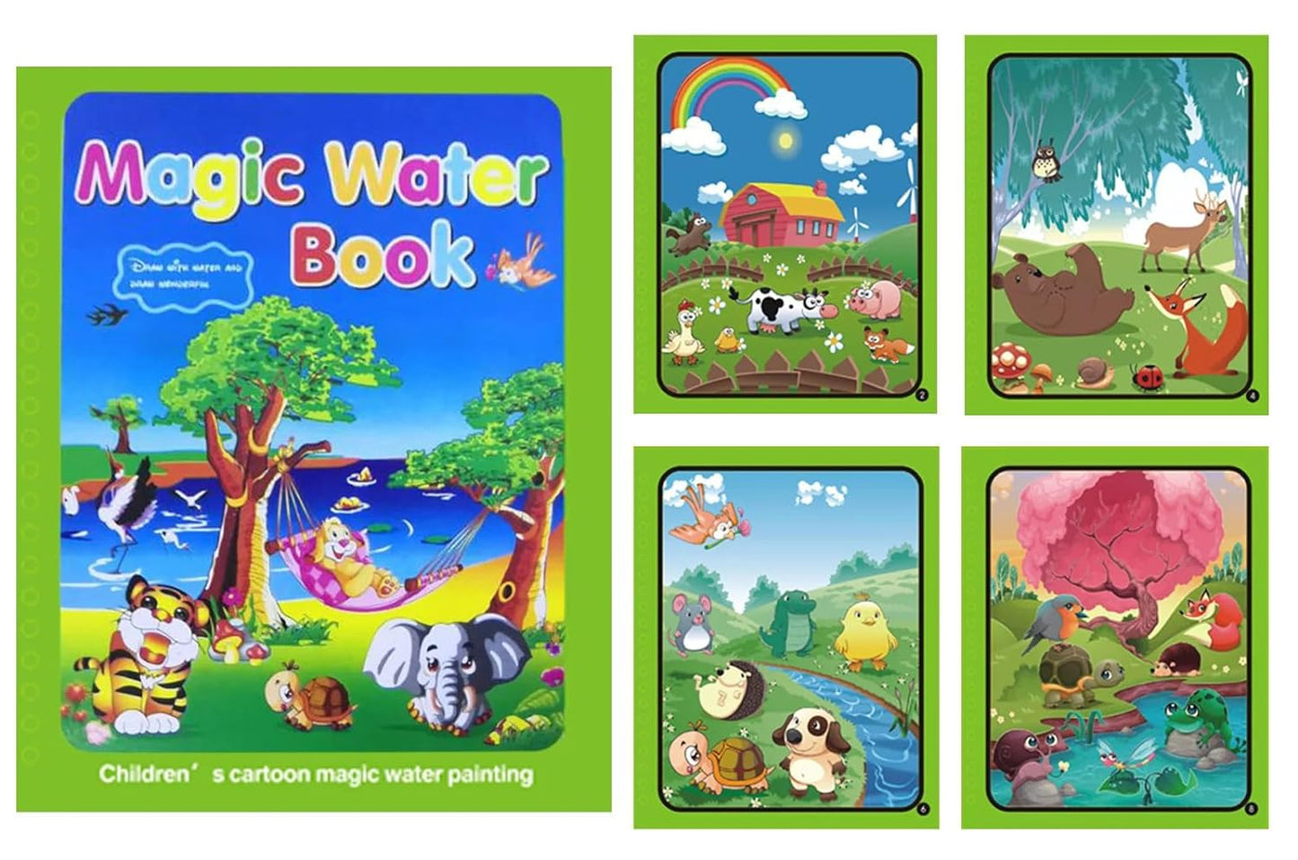Reusable Magic Water Painting Book