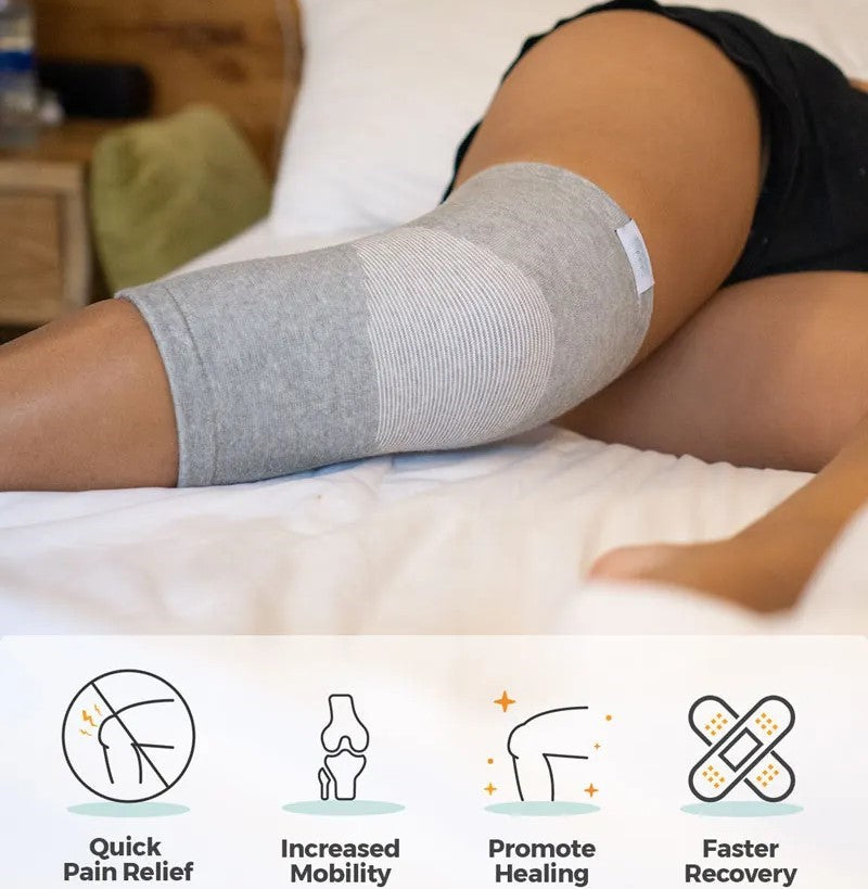 Instant Pain Relief Bamboo Compression Knee Sleeves ( Buy 1, Get 1 FREE | Limited stock!! )