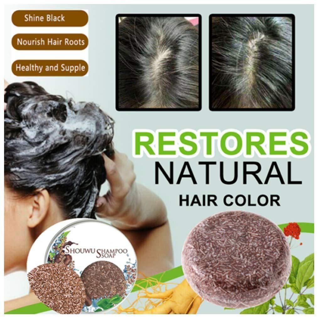 Organic Grey Reverse Shampoo Bar-Natural Organic Conditioner And Repair Care (Pack of 1)